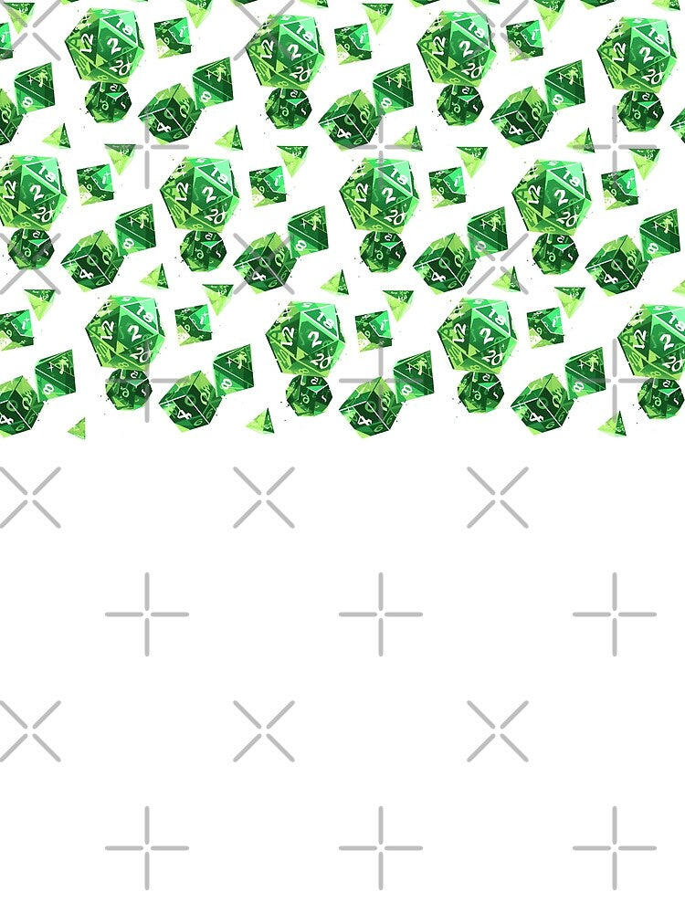 Gemstone Dice - Emerald by ABD-illustrates