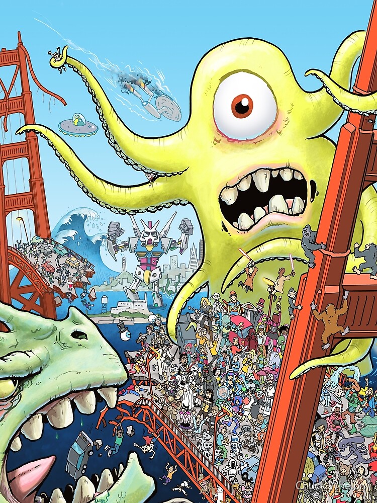 Sci-Fi San Francisco by Chuck Whelon