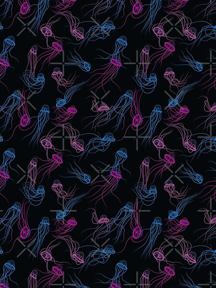 Magnificent jellyfishes dance in space by runcatrun