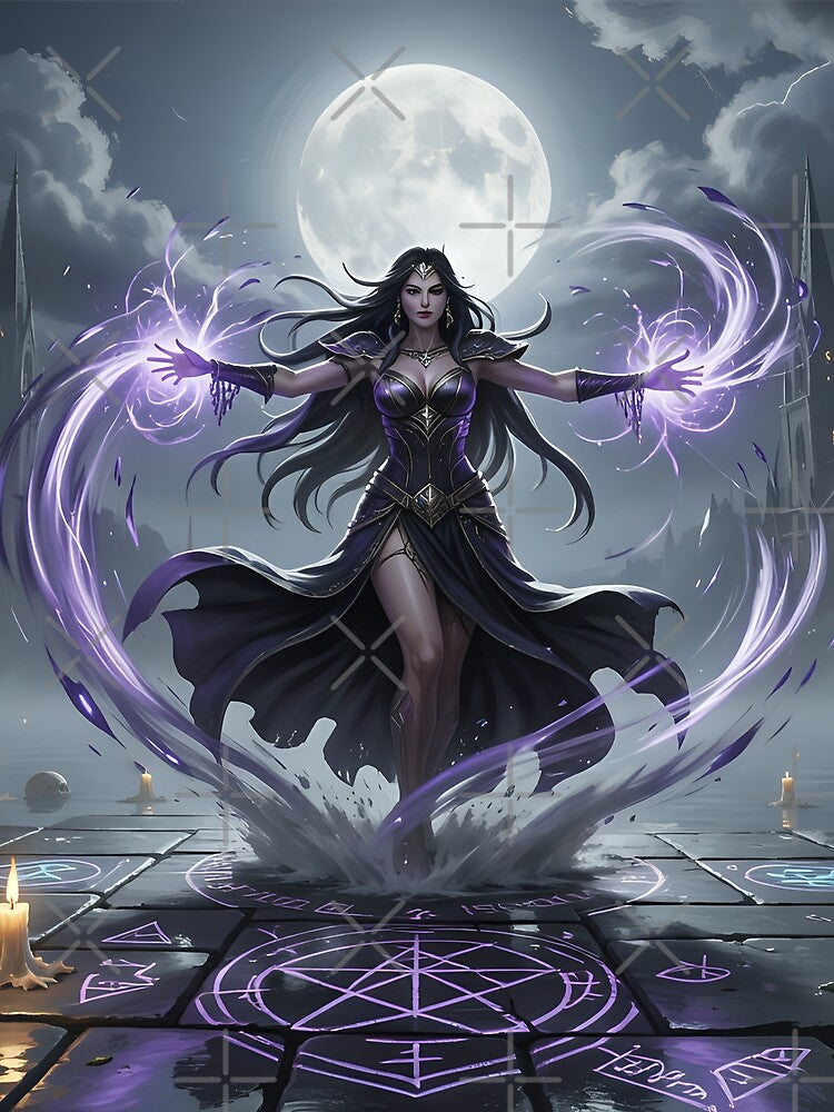 The Mistress of the Lunar Cycle by VoidVeilStudio