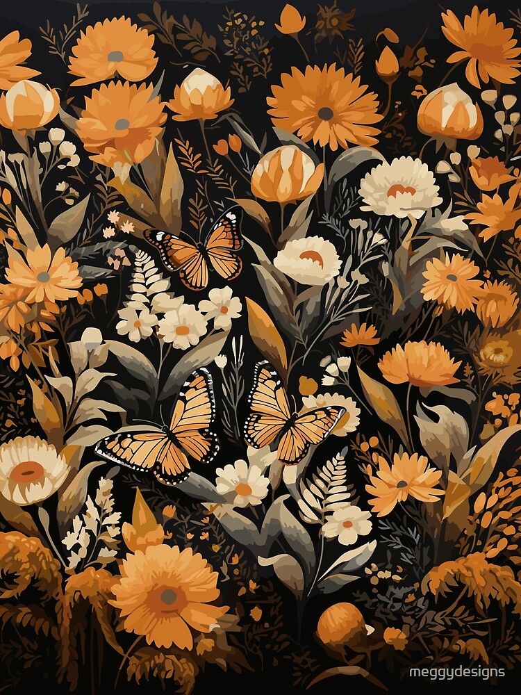 Enchanted Monarch Butterfly Art by meggydesigns