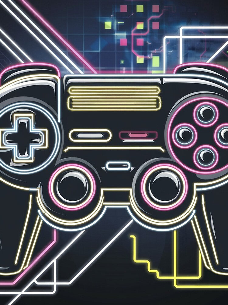 Neon Arcade Quest by Lelum senadeera