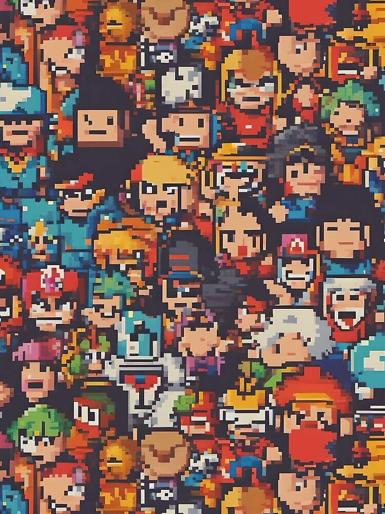 Retro Arcade Characters by AbsoluteA