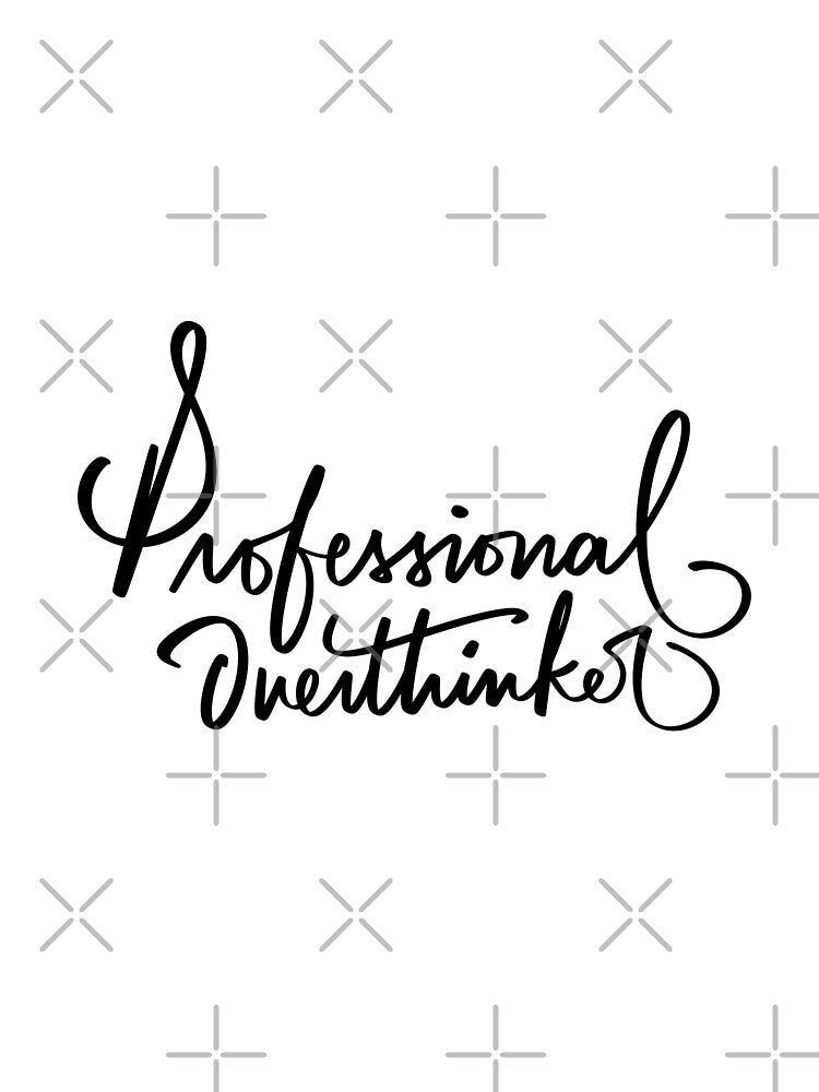 Professional Overthinker Sticker by artbyjadmercph