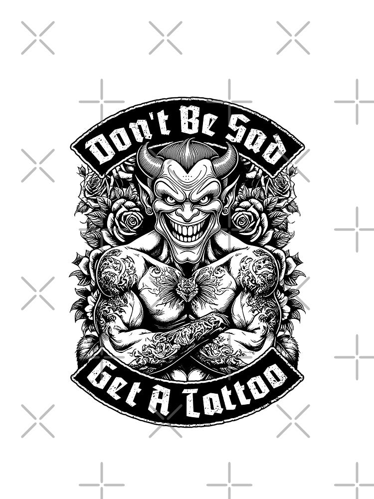 Get A Tattoo Funny Tattooed Inked Devil Tattooist Demon by GrandeDuc