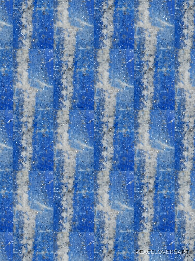 Lapis Lazuli Stone Photography – Natural Gemstone Art Print by PEACELOVERSART