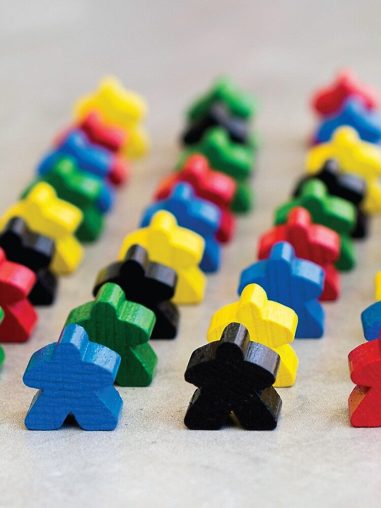 Set of Meeple Art for Board Game Lovers by BeamGeeks
