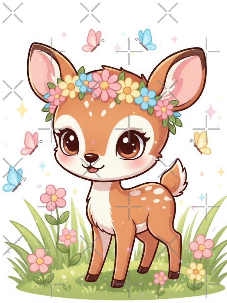 Enchanted Forest Fawn by SimonsDesignArt