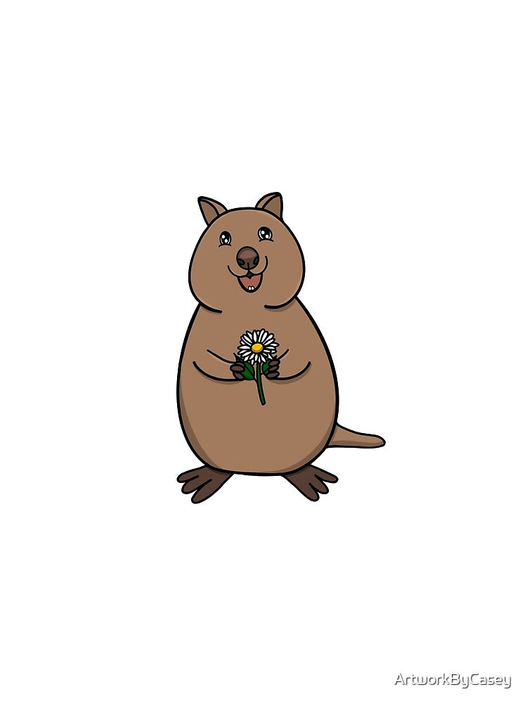 Quokka Gives You a Flower! by ArtworkByCasey