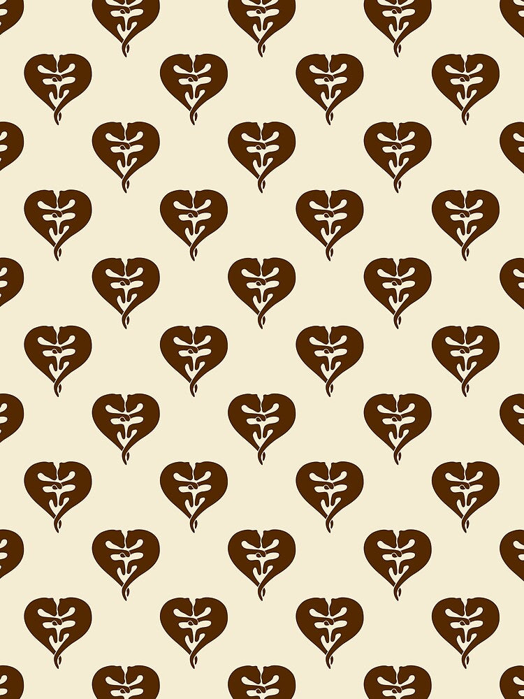 Otters Holding Hands Heart pattern by jezkemp