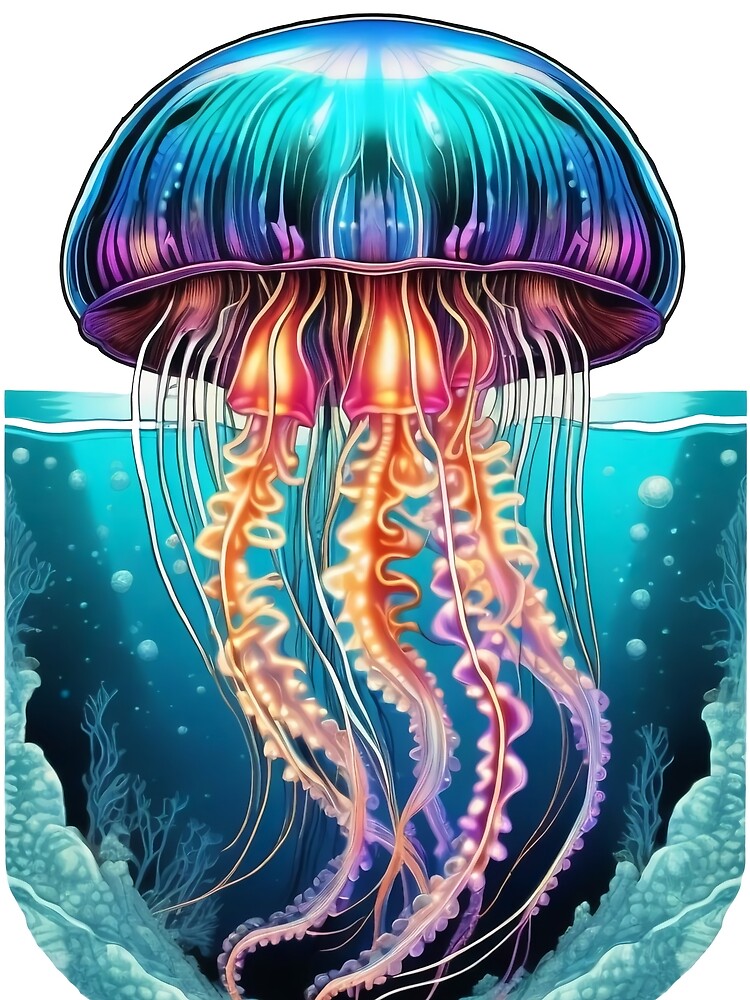 Bioluminescent Glow in The Dark Jellyfish by DreamCraze