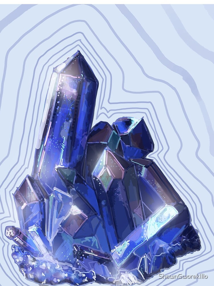 Blue Crystal by ShawnGworekIllo