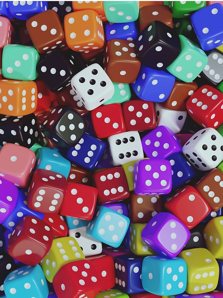 Colorful Dice Collection by BeamGeeks