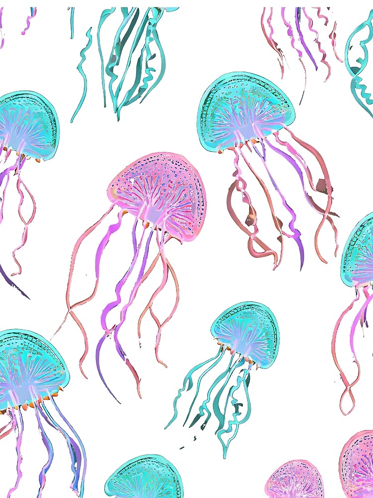 Neon Jelly Fish Dance Party by essentialimage