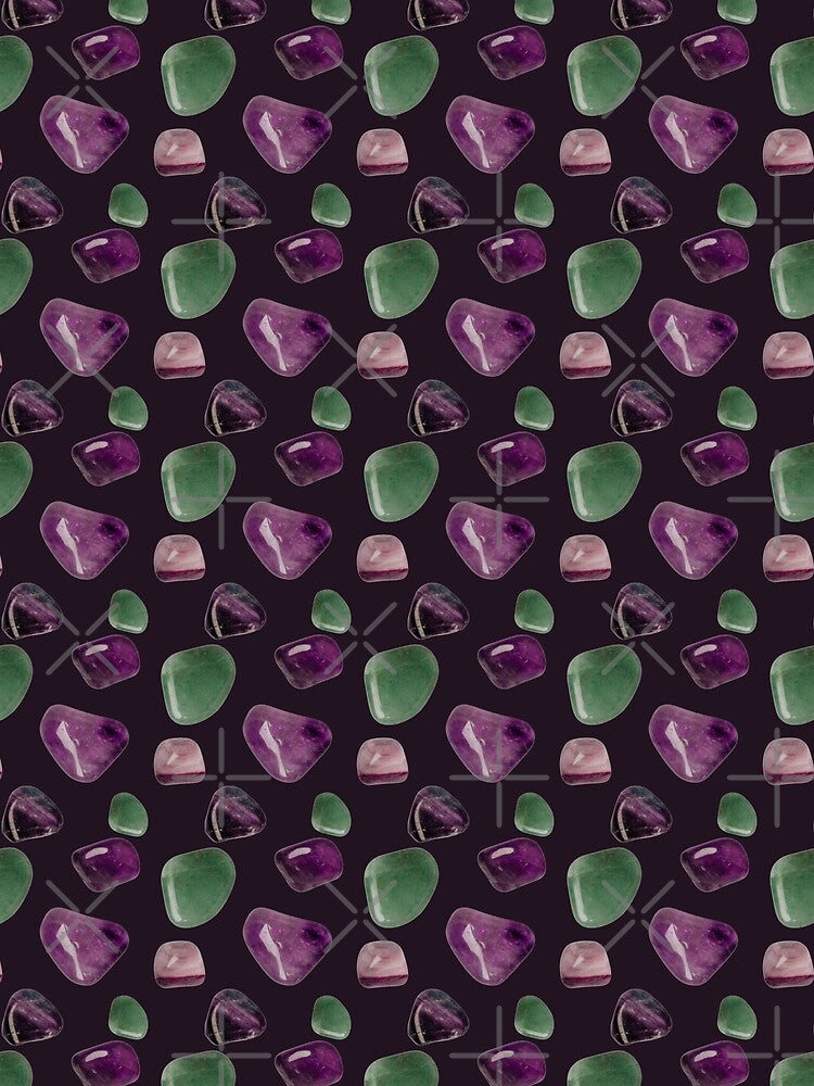 Chakra Crystal Stone Pattern by EmbracePLUR
