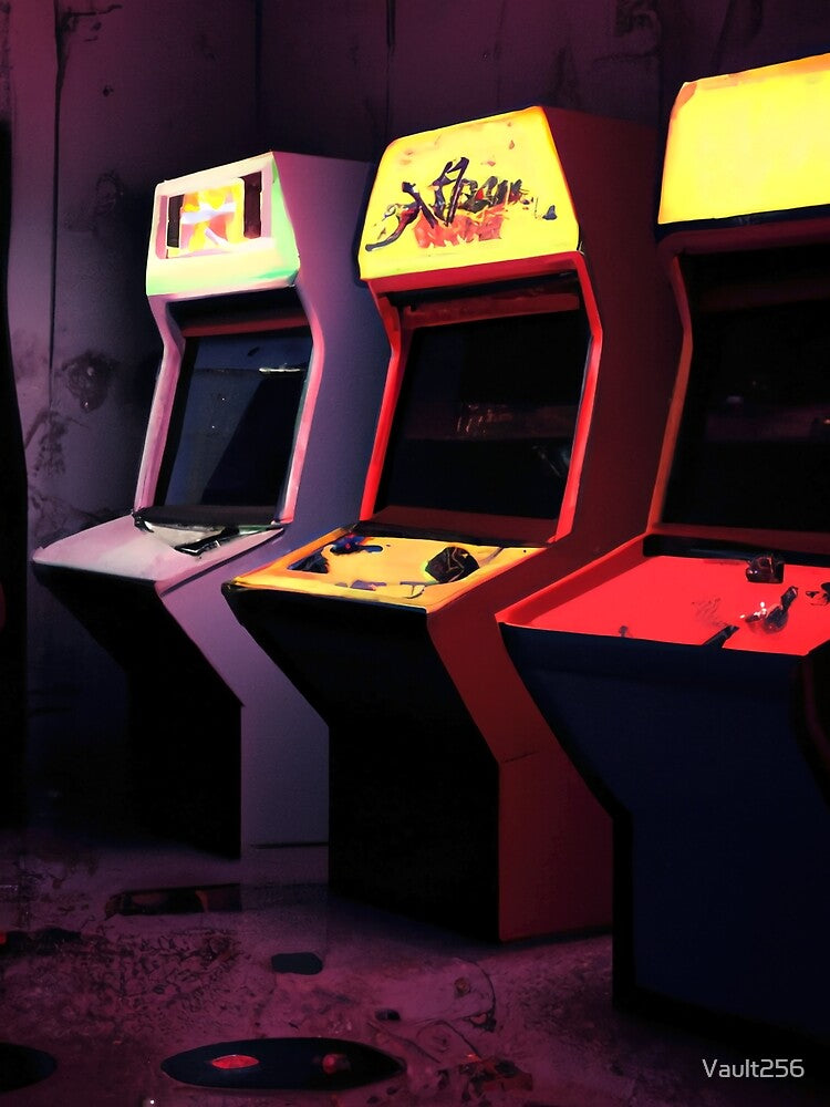 80s Retro Arcade Gaming - AI Generated Art by Vault256