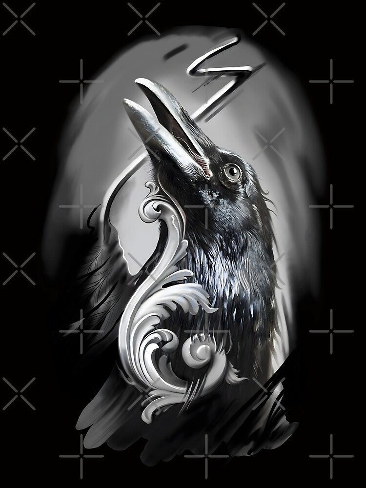Black Raven by Kettattooart