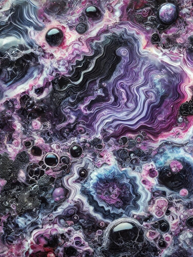 Mystical Depth: Sugilite Charm by BobArtGallery