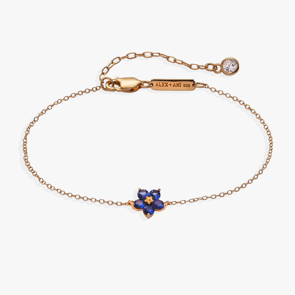 Crystal Forget Me Not Flower Bracelet T-Shirts