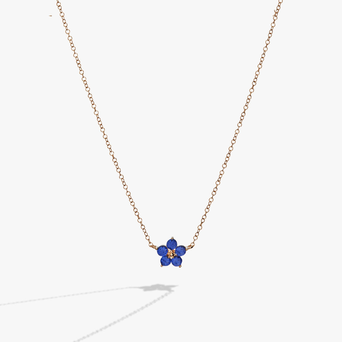 Crystal Forget Me Not Flower Necklace T-Shirts