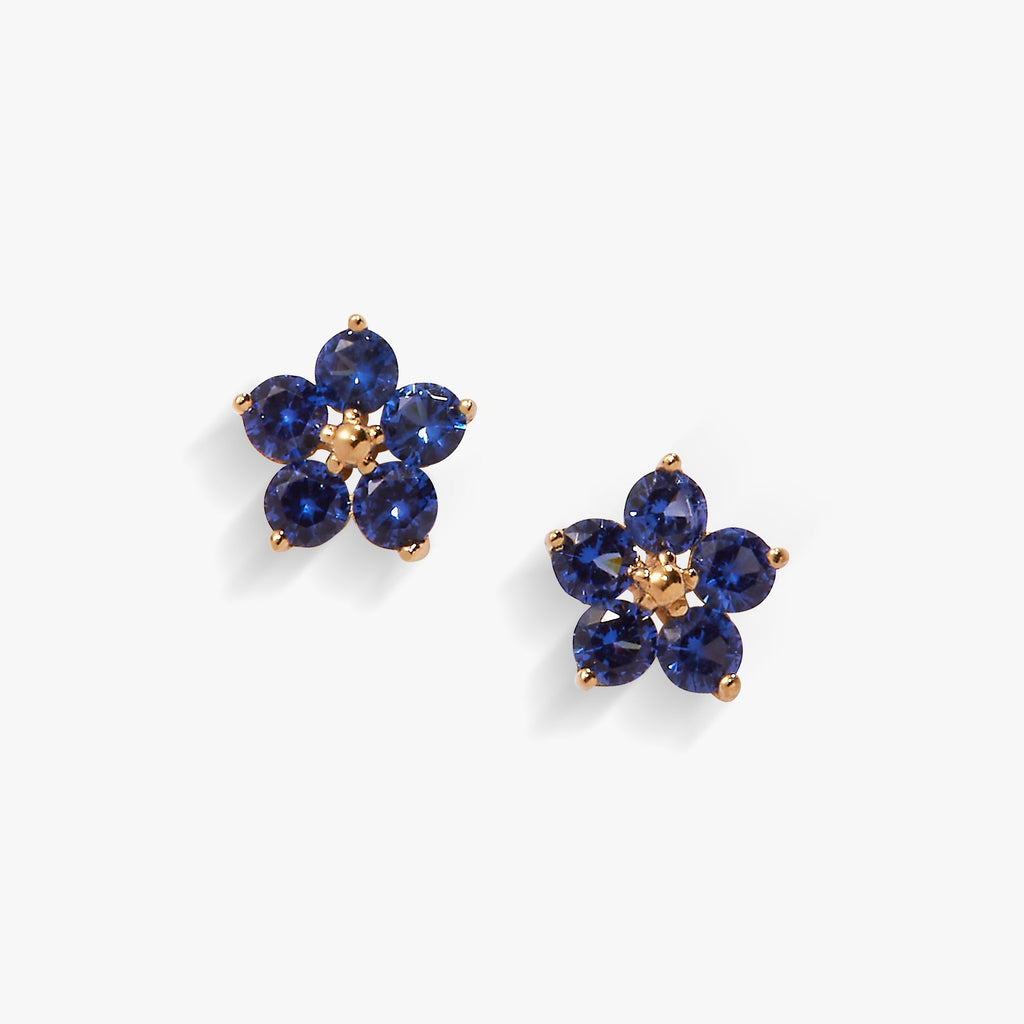 Crystal Forget Me Not Flower Earrings T-Shirts