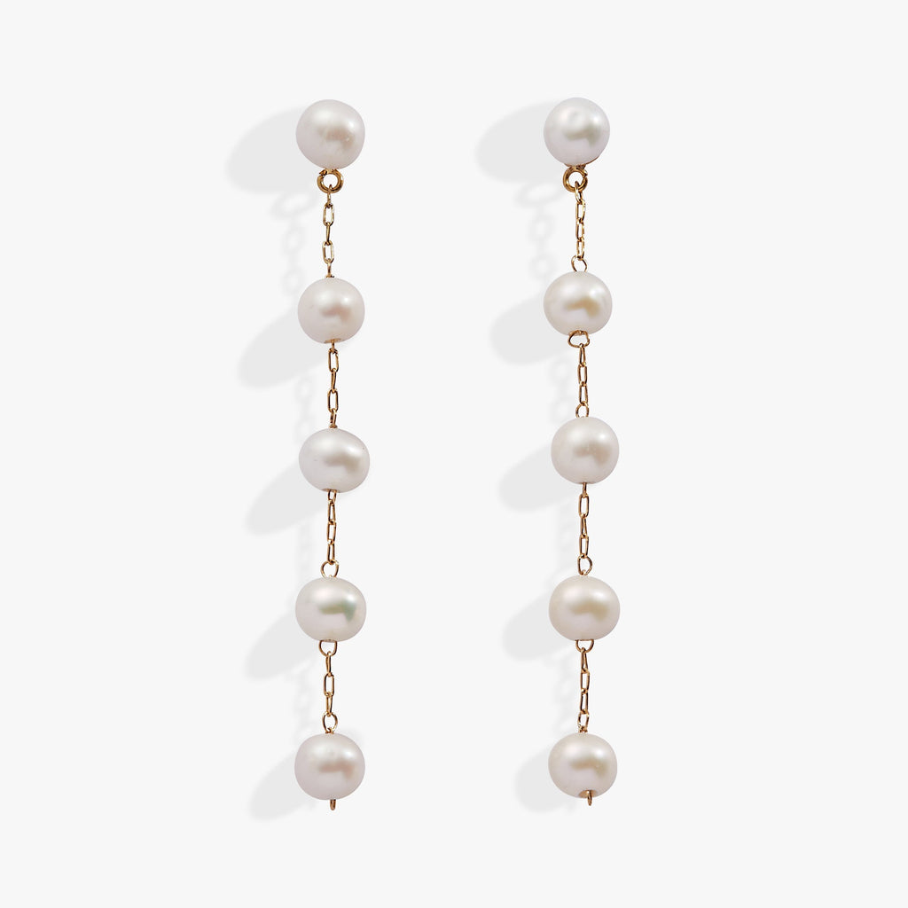 Freshwater Pearl Drop Earrings T-Shirts
