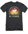 Funny Cheers And Beers 61st Birthday Celebration Tee T-Shirt