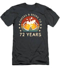 Funny Cheers And Beers 72nd Birthday Celebration Tee T-Shirt