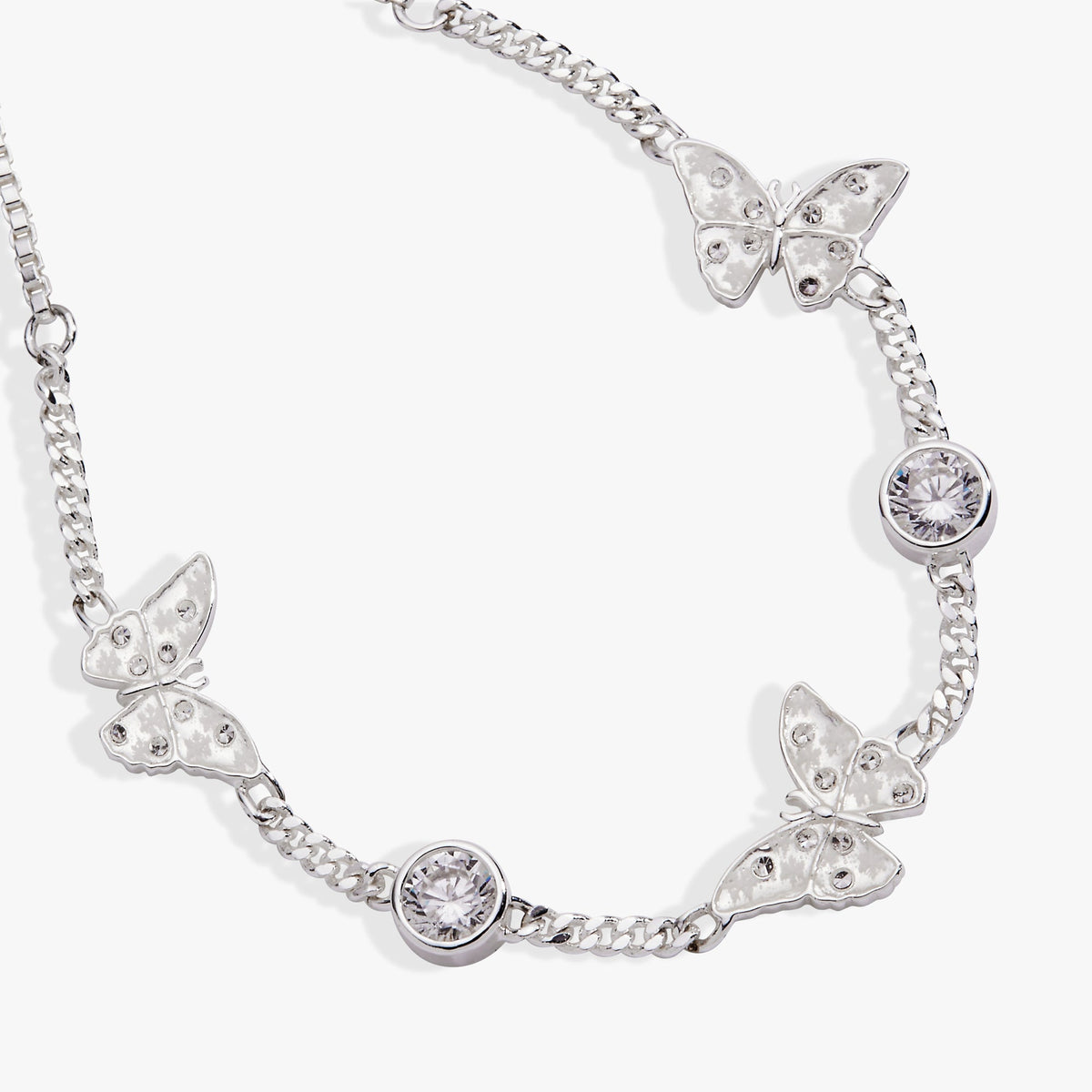Glass Butterfly Bolo Bracelet T-Shirts