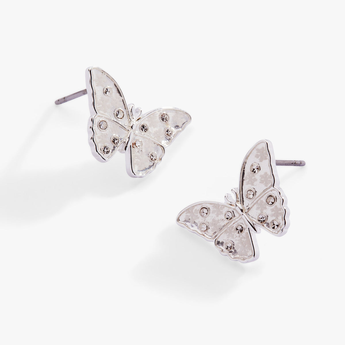 Glass Butterfly Statement Stud Earrings T-Shirts