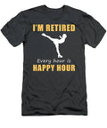 Glide Into Retirement Bliss With Happy Hour Iceskating Tee  Get Yours Now T-Shirt