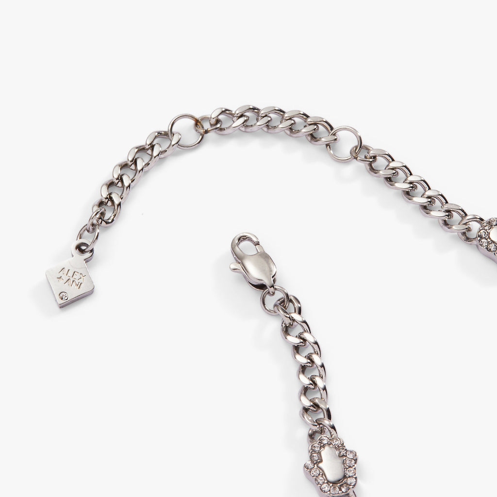 Hamsa Curb Chain Bracelet T-Shirts
