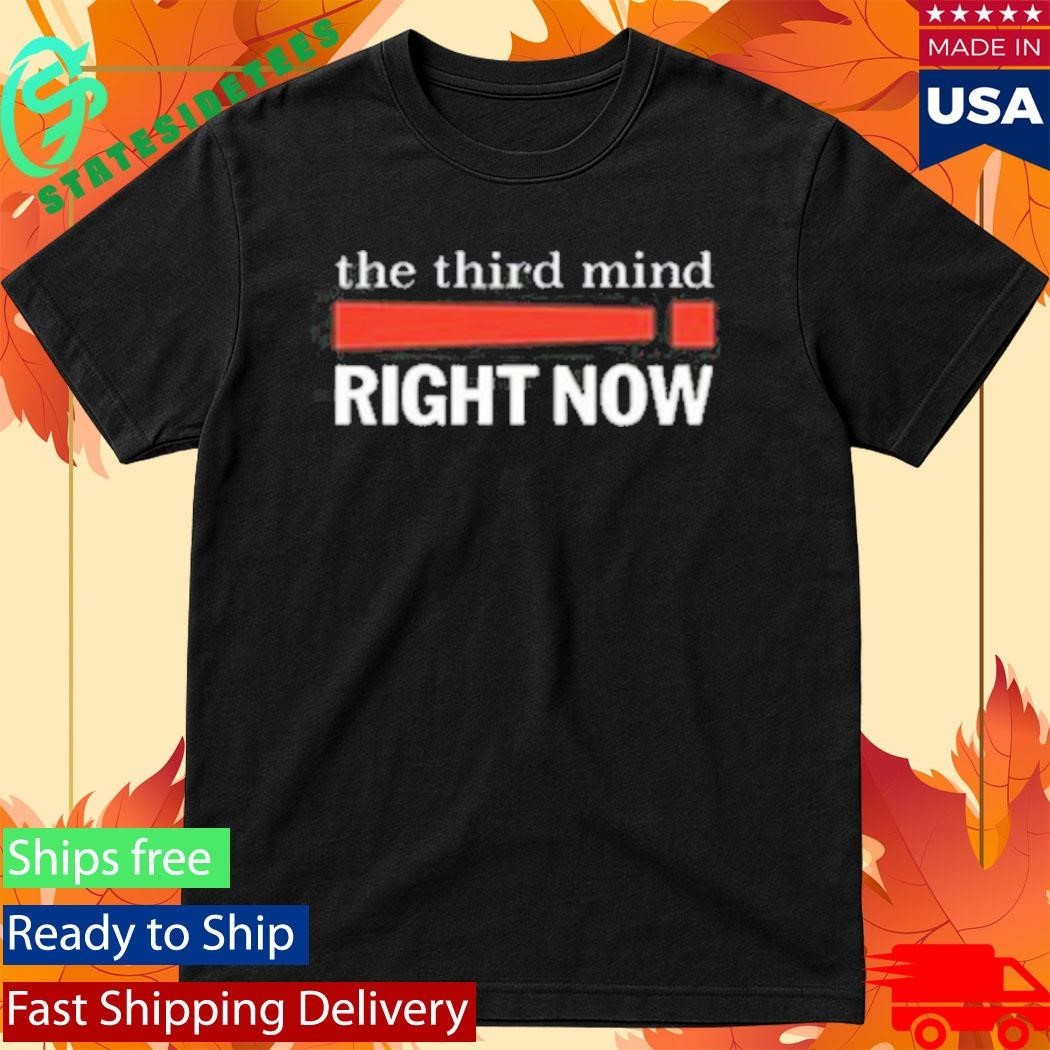 he Third Mind Right Now! Shirt Unisex , , , Long Sleeve Tee
