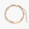 Infinity Chain Double Strand Bracelet T-Shirts
