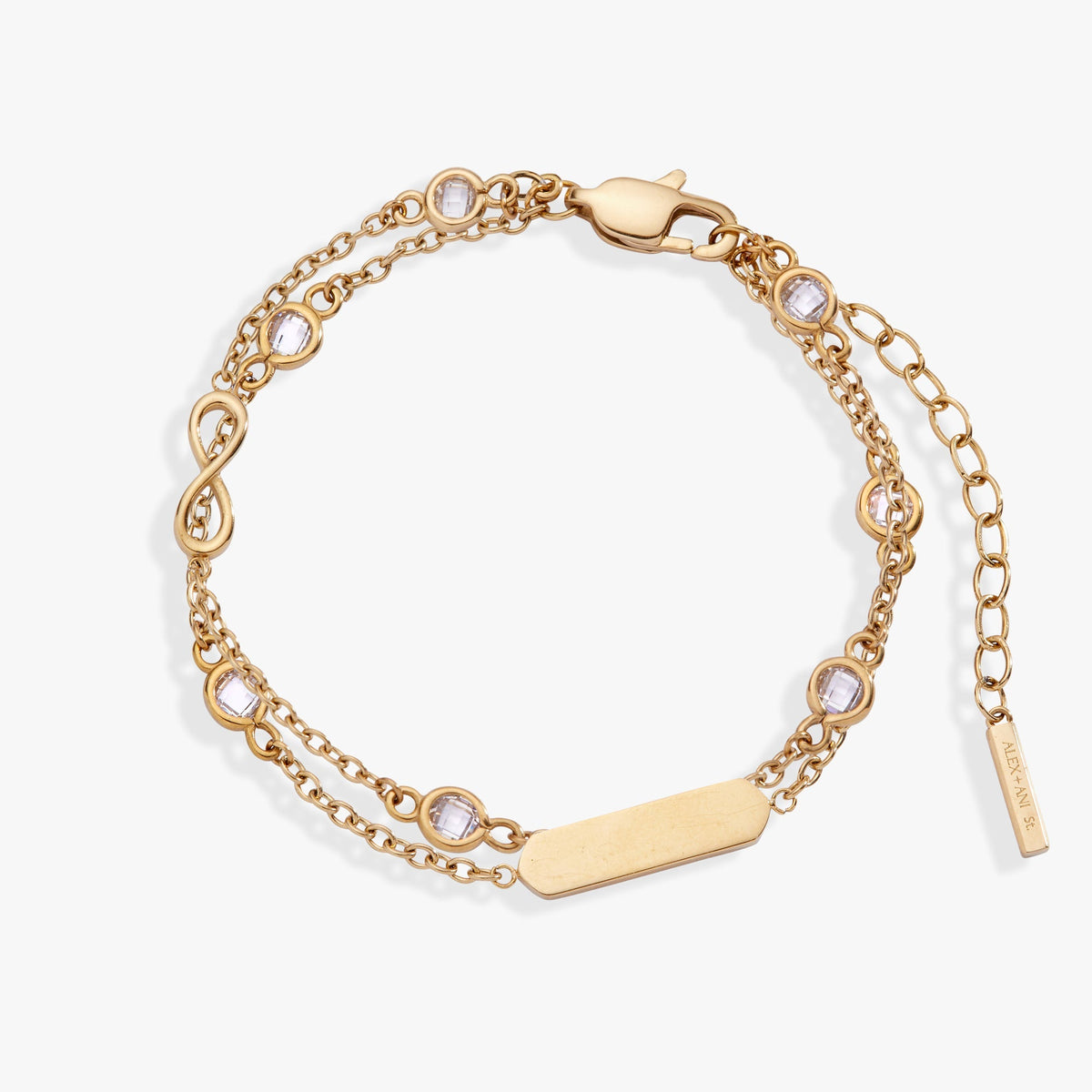 Infinity Chain Double Strand Bracelet T-Shirts
