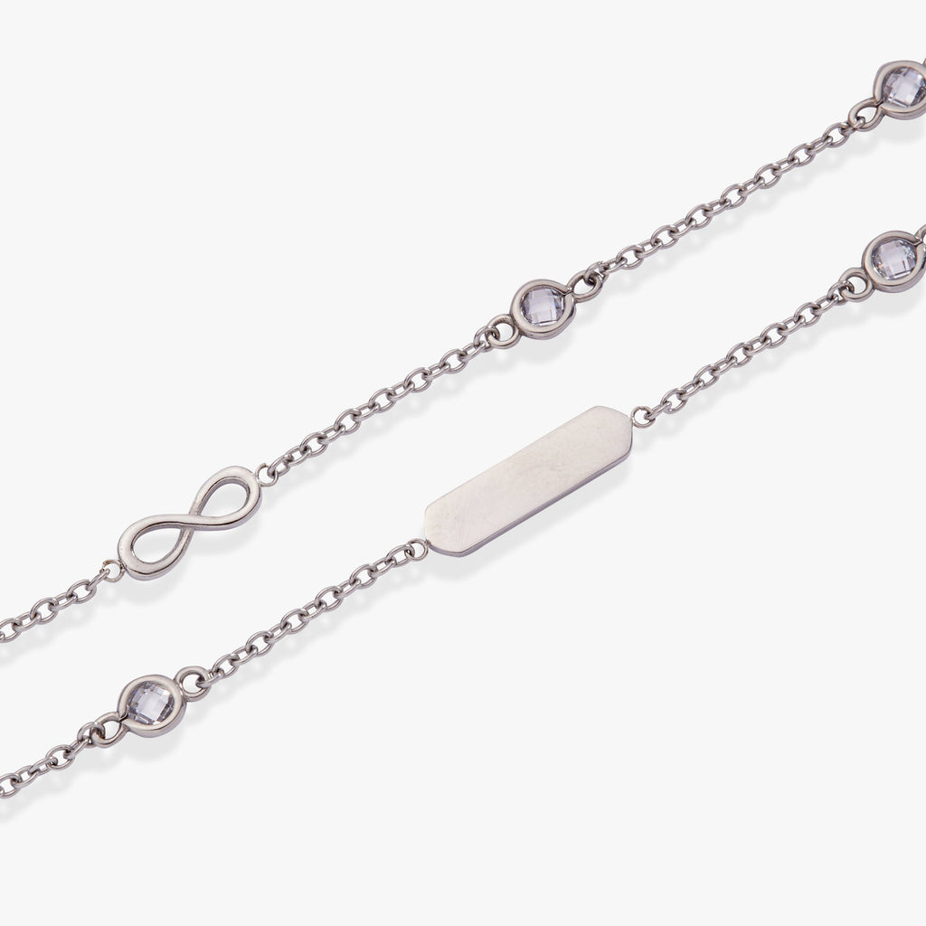 Infinity Chain Double Strand Bracelet T-Shirts