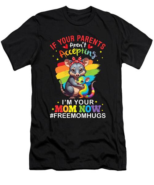 Supportive Rainbow Message Poster T-Shirt