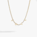 "Love" Crystal Tennis Necklace T-Shirts