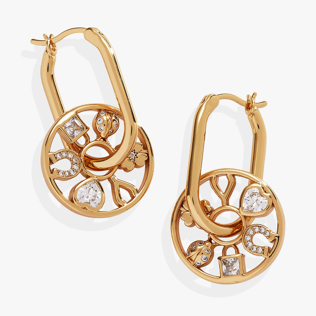 Love Luck Wheel Hoop Earrings T-Shirts