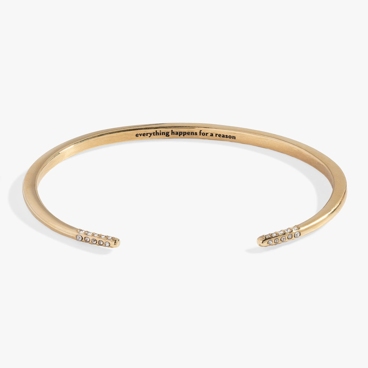 “Everything Happens Reason” Open Tusk Cuff Bracelet T-Shirts