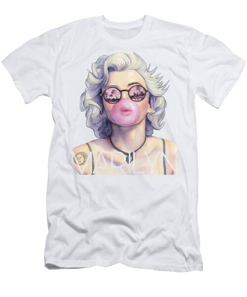 Marilyn Blowing Bubblegum T-Shirt