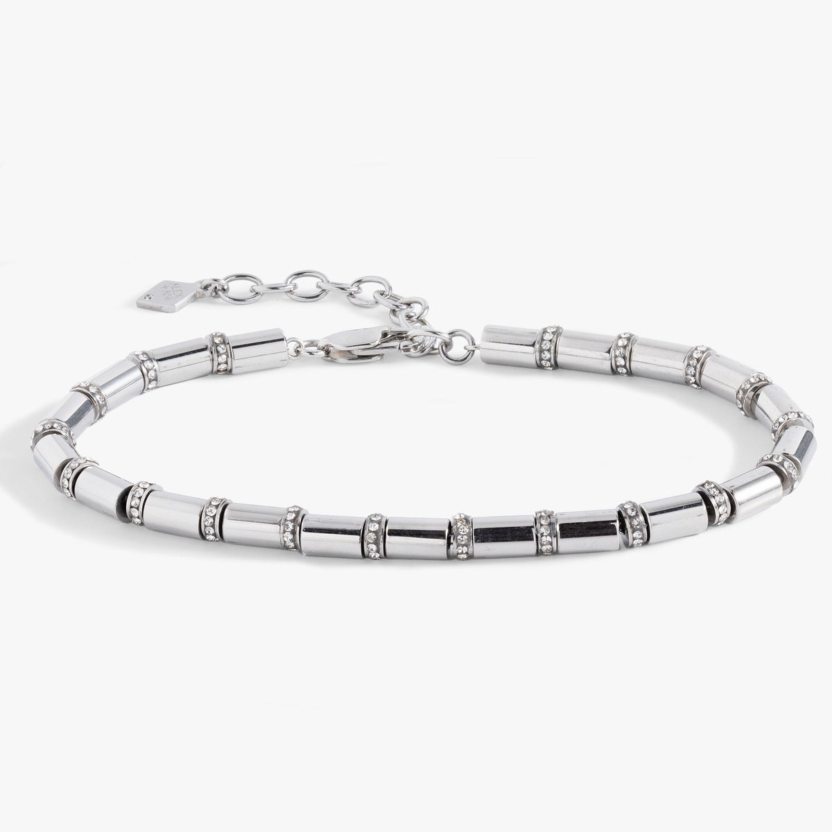 Tube Bead Crystal Chain Bracelet T-Shirts