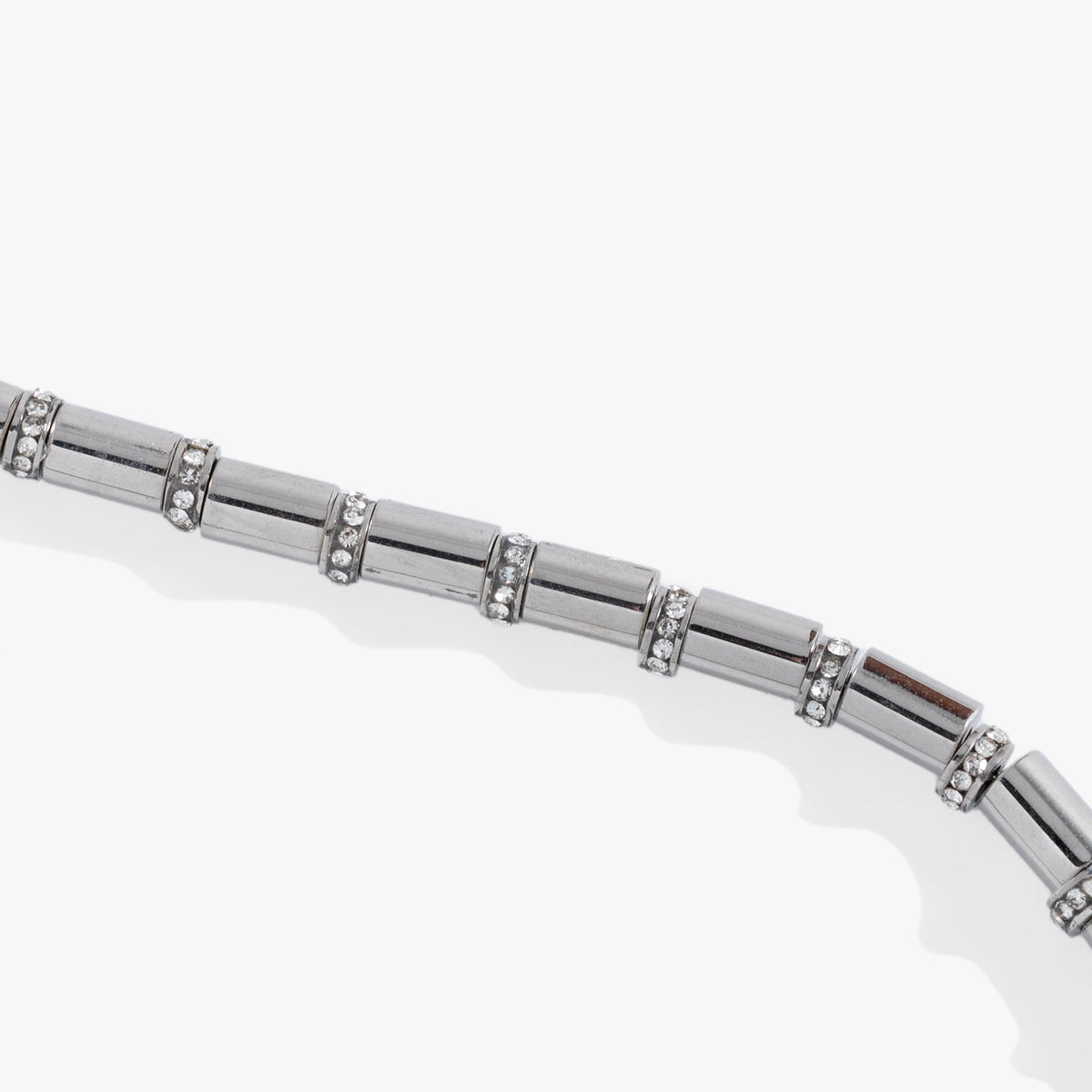 Tube Bead Crystal Chain Bracelet T-Shirts
