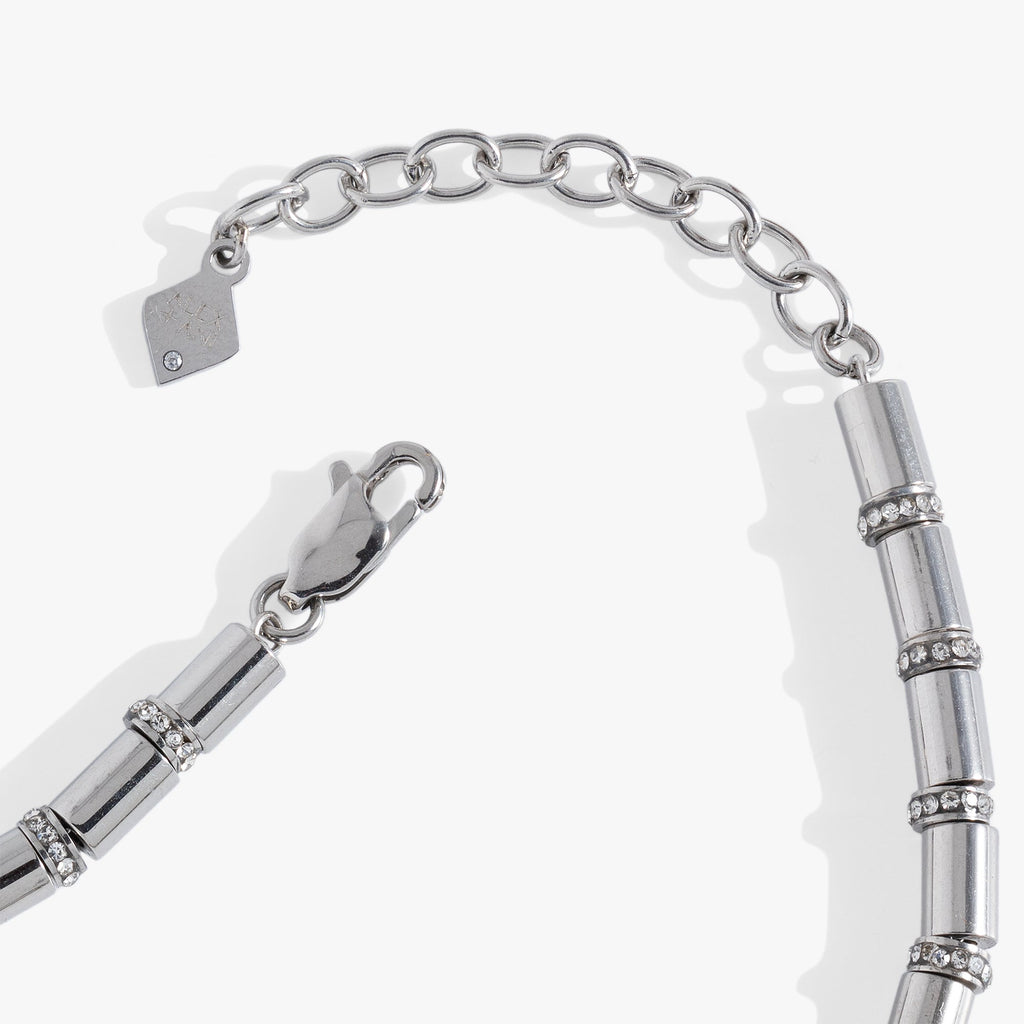 Tube Bead Crystal Chain Bracelet T-Shirts