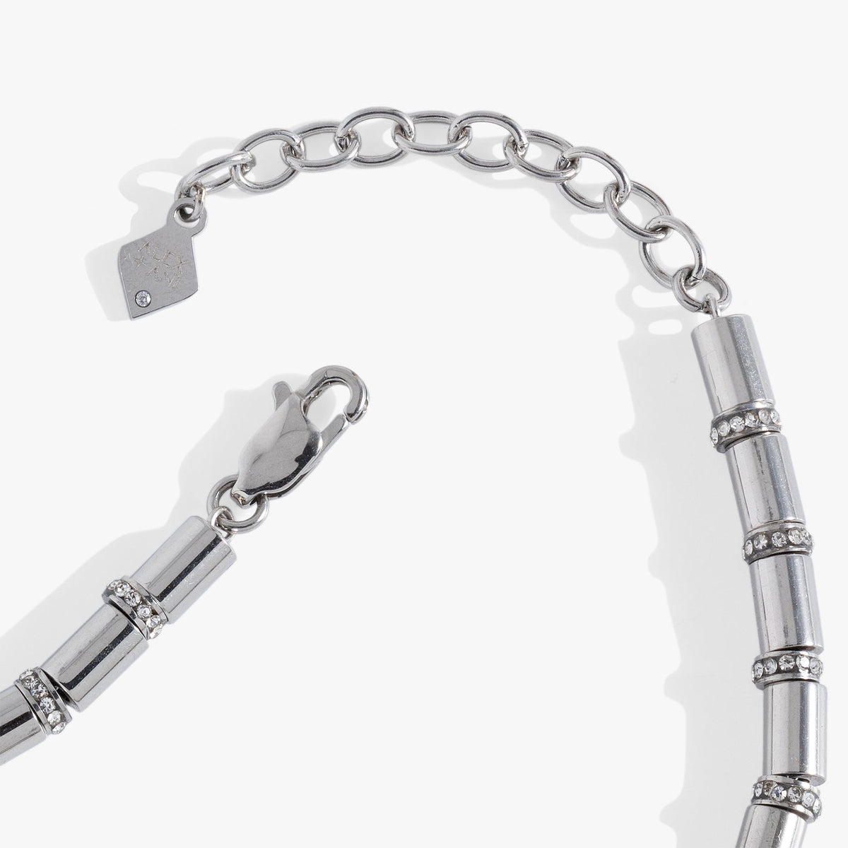 Tube Bead Crystal Chain Bracelet T-Shirts
