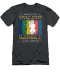 Paintball Enthusiast Tee  Gray Hair Tactical Triumph T-Shirt