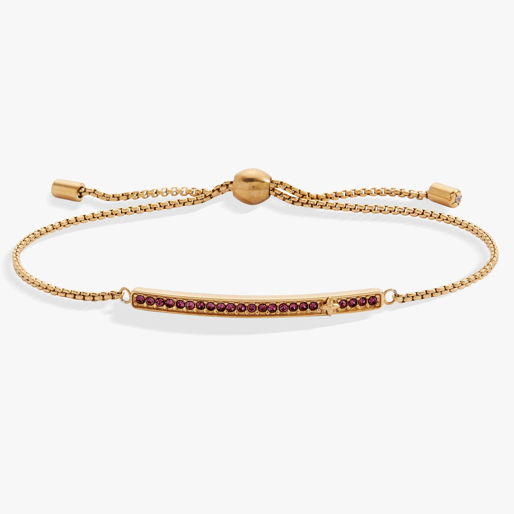 February Everyday Birthstone Pave Bolo Bracelet T-Shirts