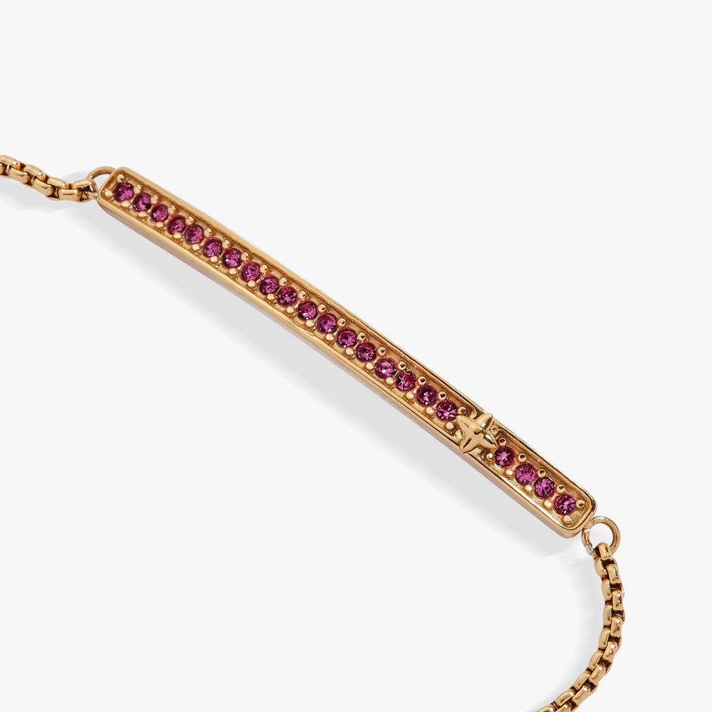 February Everyday Birthstone Pave Bolo Bracelet T-Shirts