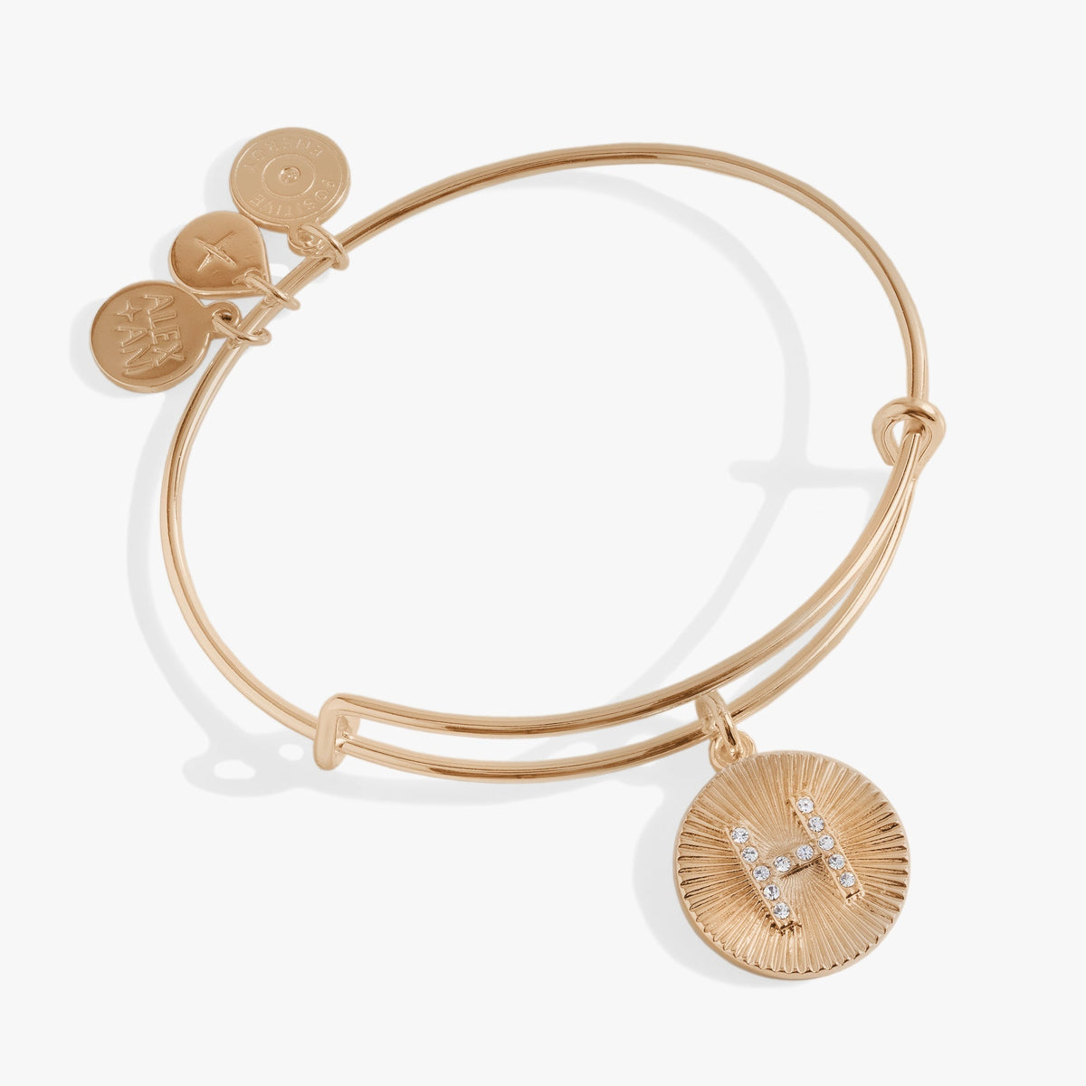 Initial H Pave Starburst Texture Bangle T-Shirts