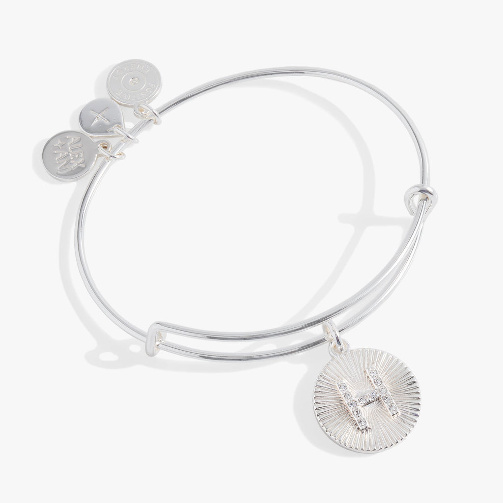 Initial H Pave Starburst Texture Bangle T-Shirts